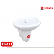 CHẬU LAVABO CHÂN TREO KASSANI 311 CHẬU LAVABO CHÂN TREO KASSANI 311